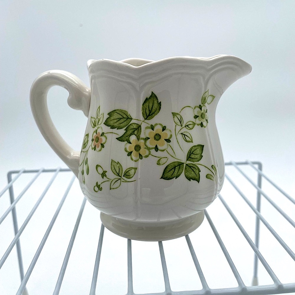 Vintage Petite Flora Ironstone Creamer